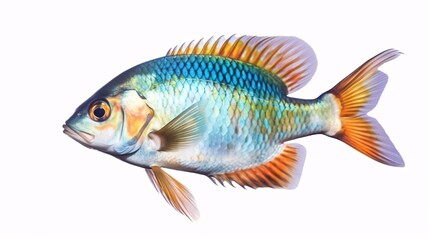 fish isolated on white