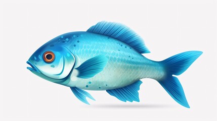 Obraz premium fish on a white background