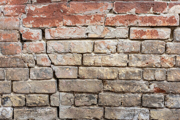 Fototapeta premium Charming Vintage Red Brick Wall Background: Timeless Beauty and Rustic Appeal