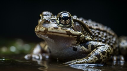 Fototapeta premium frog on the ground