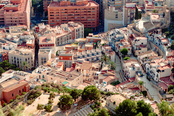view of the city Alicante Spain