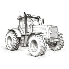 field tractor ai generated