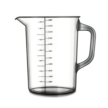 glass Measuring Cup ai generated