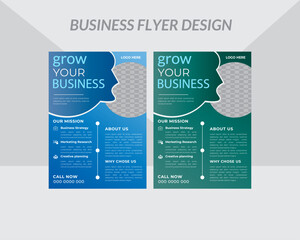 modern design template for business, Professional creative flyer design