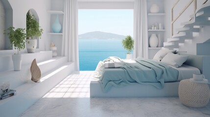 Close-up of luxurious design living room in a contemporary, modern mediteranean villa