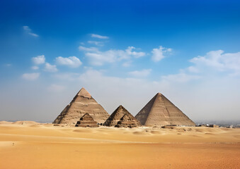 pyramids - obrazy, fototapety, plakaty