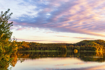 Obraz premium Majestic Lakes - Seehamer See