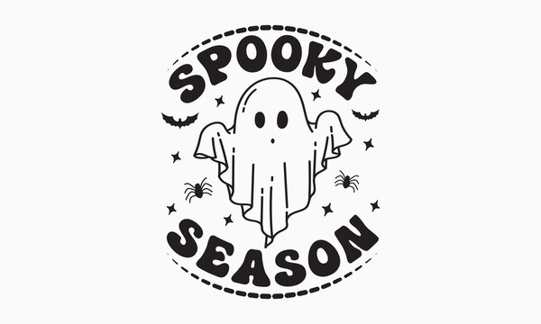 Spooky season svg, halloween svg design bundle, halloween svg, happy halloween vector, pumpkin, witch, spooky, ghost, funny halloween t-shirt quotes Bundle, Cut File Cricut, Silhouette 