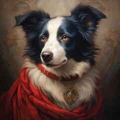 Fototapeta premium border collie dog