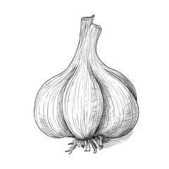 vegetable garlic ai generated