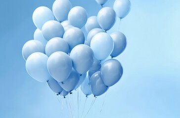blue balloon in the sky