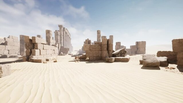 Ruins of ancient city of Palmyra