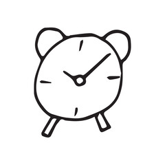 timer. time. pinpoint. check. to wait. 10 minutes. 10 seconds. minutes. seconds.kitchen. object. drawing. doodle. black lines. on a white background. vector