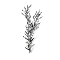 Fototapeta premium green rosemary ai generated