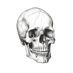 head skull ai generated