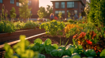 Community Gardens: Cultivating Health, Unity, and Sustainability. Generative AI.