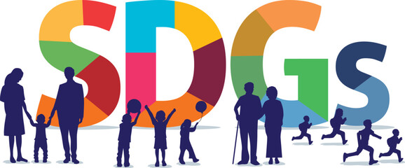 SDGs goals image illustration vector