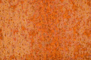 Detail of modern architecture corten building.