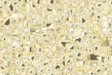 beautiful orange cybernetic optic wire template digital art backdrop illustration