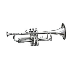 Obraz premium background trumpet ai generated