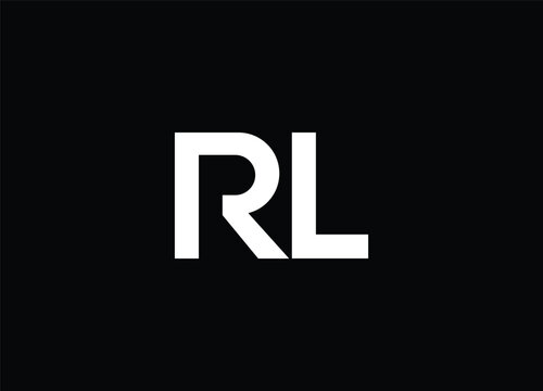 RL Modern Initial logo design and company logo 
