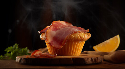 meat and cheese HD 8K wallpaper Stock Photographic Image