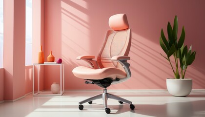 executive chair pink