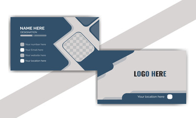 Creative business card layout design
  
