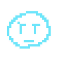 Obraz premium pixel font letter