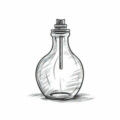 lab pharmaceutical flask ai generated