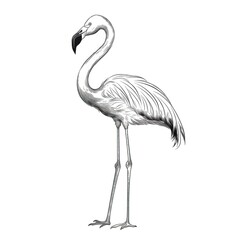 icon flamingo ai generated