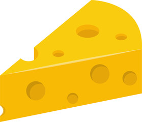 The cheese of a piece