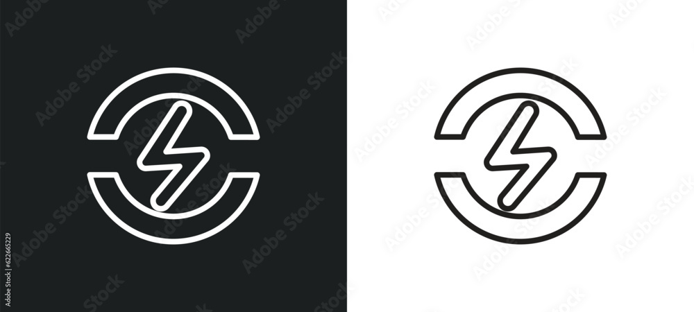 Poster sceptic smile outline icon in white and black colors. sceptic smile flat vector icon from user inter