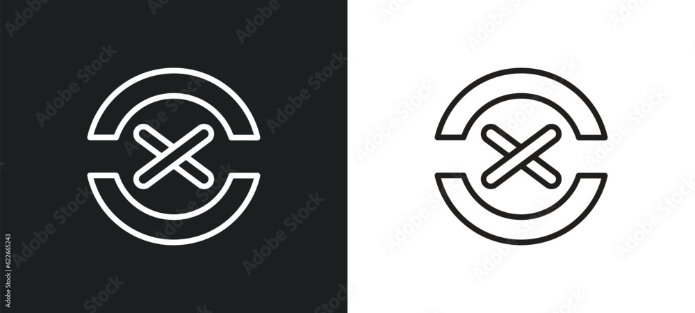 Poster joyful smile outline icon in white and black colors. joyful smile flat vector icon from user interfa