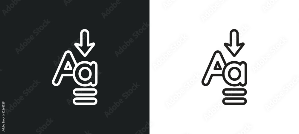 Poster facetime outline icon in white and black colors. facetime flat vector icon from user interface colle