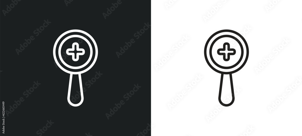 Poster add to favorite outline icon in white and black colors. add to favorite flat vector icon from user i