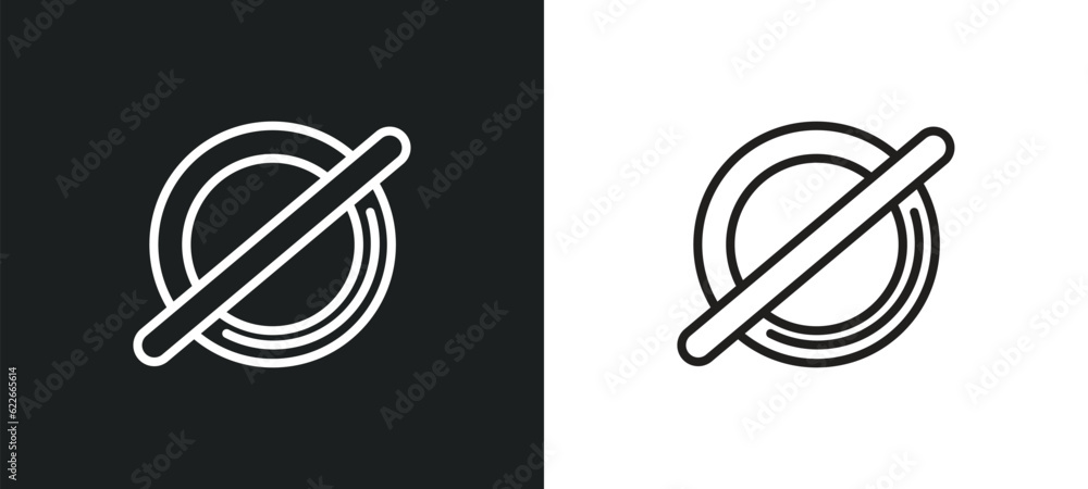 Poster data folder outline icon in white and black colors. data folder flat vector icon from user interface