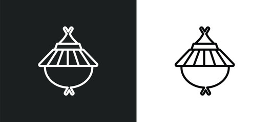 kasa outline icon in white and black colors. kasa flat vector icon from user collection for web, mobile apps and ui.