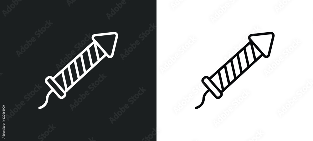 Poster cracker outline icon in white and black colors. cracker flat vector icon from united states collecti