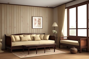 Habitación estilo asia