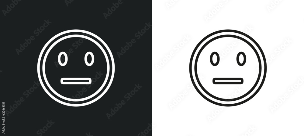 Poster mouse clicker outline icon in white and black colors. mouse clicker flat vector icon from user inter