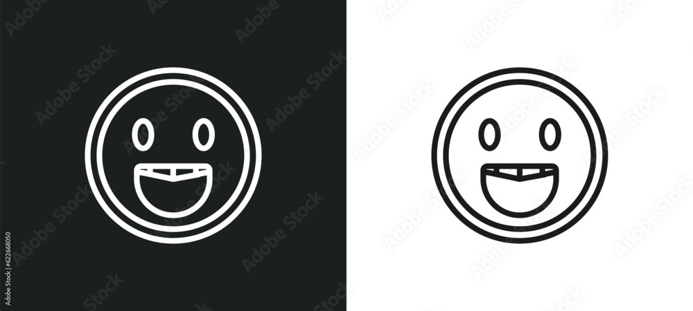 Aufkleber alu outline icon in white and black colors. alu flat vector icon from user interface collection for 