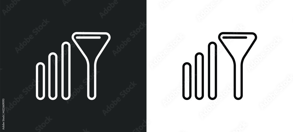 Poster connection outline icon in white and black colors. connection flat vector icon from user interface c