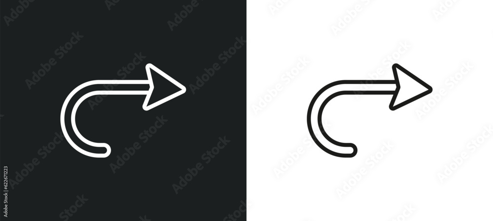 Poster medium volume outline icon in white and black colors. medium volume flat vector icon from user inter