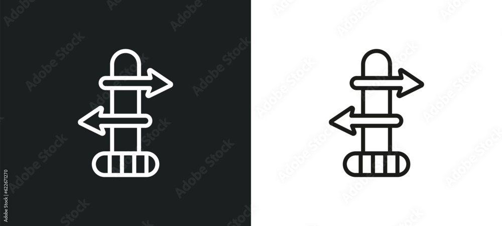 Poster high volume outline icon in white and black colors. high volume flat vector icon from user interface