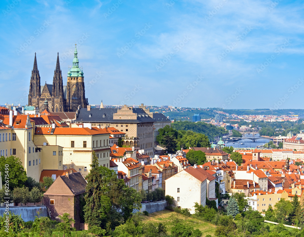 Wall mural stare mesto (old town) view, prague, czech republic