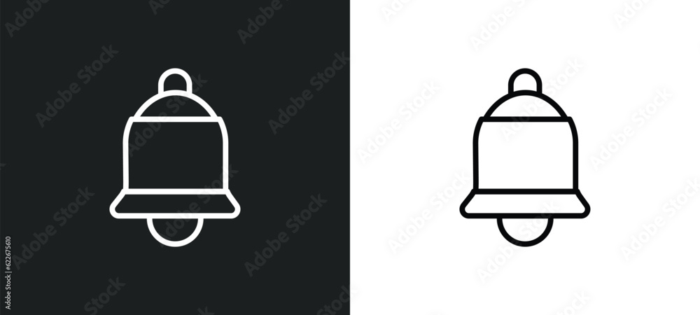 Poster reminder outline icon in white and black colors. reminder flat vector icon from time management coll