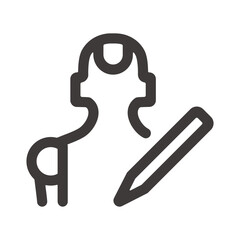 製品設計やアプリ開発やプログラミングに最適な、シンプルで使いやすい人型ロボットアイコン4