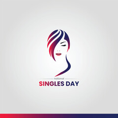 National Singles Day. happy singles day creative concept.