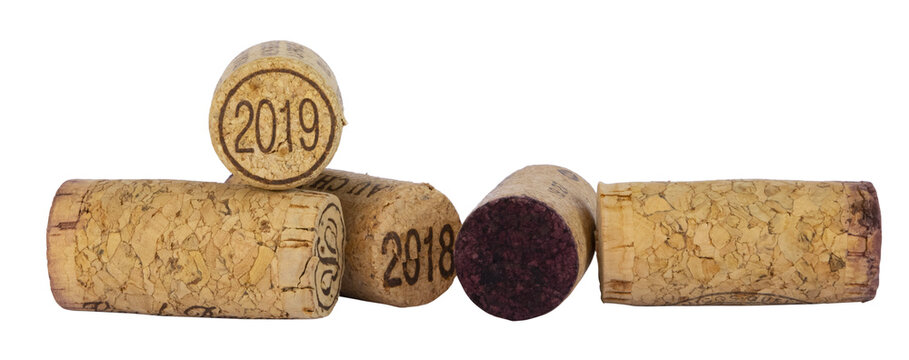 Bouchons de li&egrave;ge de bouteilles de vin	
